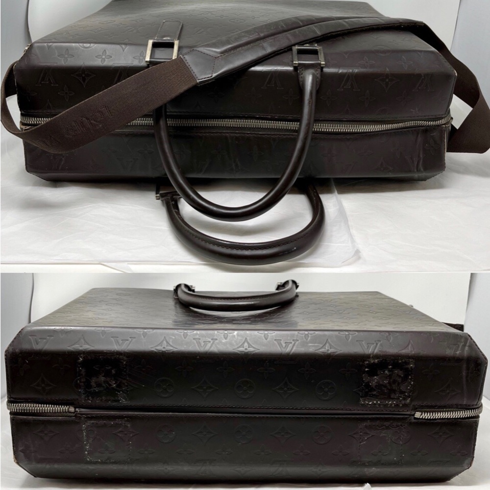Louis Vuitton Ricky Monogram Glacé Deep Brown Carry-On - Picture 4 of 11